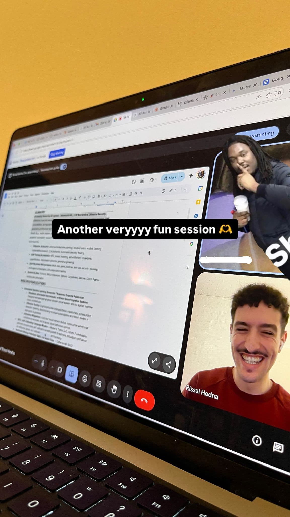 Feedback screenshot